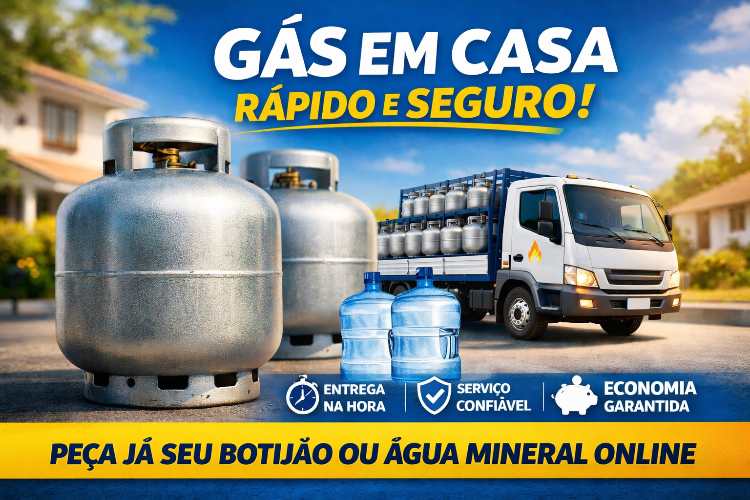 Gás e Água